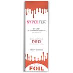 Styletek XL Aluminium Folie - Big Apple Red - 200 stuks, Sieraden, Tassen en Uiterlijk, Uiterlijk | Haarverzorging, Ophalen of Verzenden