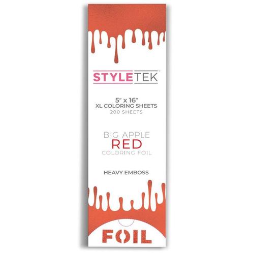 Styletek XL Aluminium Folie - Big Apple Red - 200 stuks, Sieraden, Tassen en Uiterlijk, Uiterlijk | Haarverzorging, Overige typen