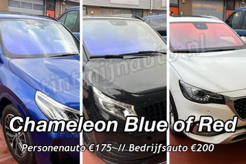 Voorruit Chameleon folie Blue of Rood of Groen* beschikbaar voor biedingen