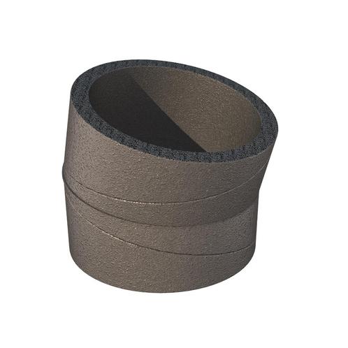 Aerfoam geïsoleerd leidingsysteem Bocht 15° EPE 125 grijs, Doe-het-zelf en Verbouw, Buizen en Afvoer, Ophalen of Verzenden