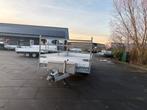 Hulco Meddax Plateauwagen 5 x 2 meter 3 asser nieuwe banden!, Ophalen, Gebruikt