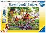 Wilde Paarden bij de Rivier Puzzel (300 XXL stukjes) |, Hobby en Vrije tijd, Denksport en Puzzels, Verzenden, Nieuw
