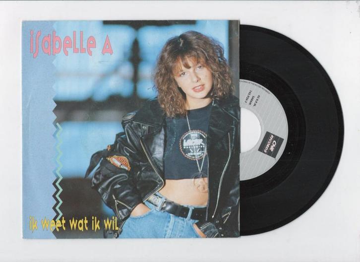 Isabelle A – Ik Weet Wat Ik Wil / (Instrumentaal) (1-7-Viny, Cd's en Dvd's, Vinyl Singles, Ophalen of Verzenden