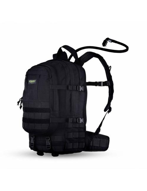 Source Tactical rugzak met waterzak Assault 20L - Zwart, Sieraden, Tassen en Uiterlijk, Tassen | Rugtassen, Nieuw, Trekking, Verzenden