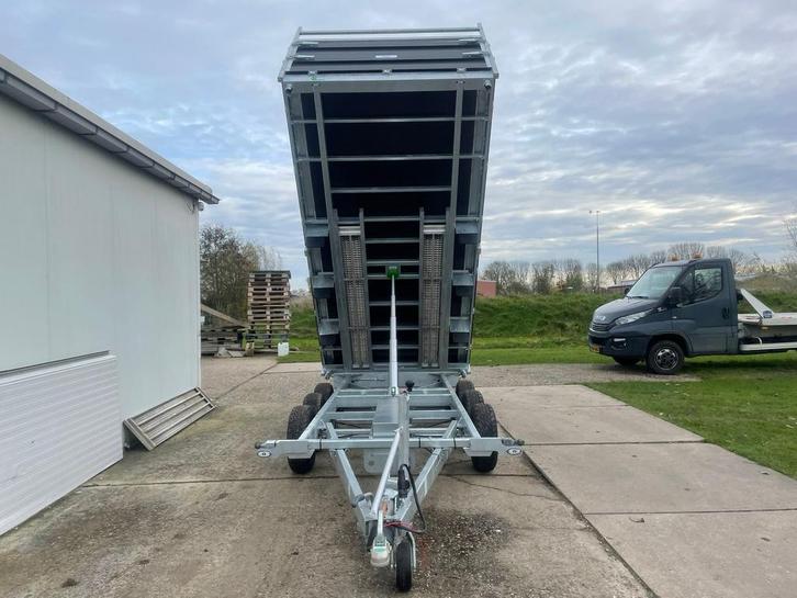 Black editon elektrische kipper, 400x200, 3500kg, Auto diversen, Aanhangers en Bagagewagens, Nieuw, Ophalen