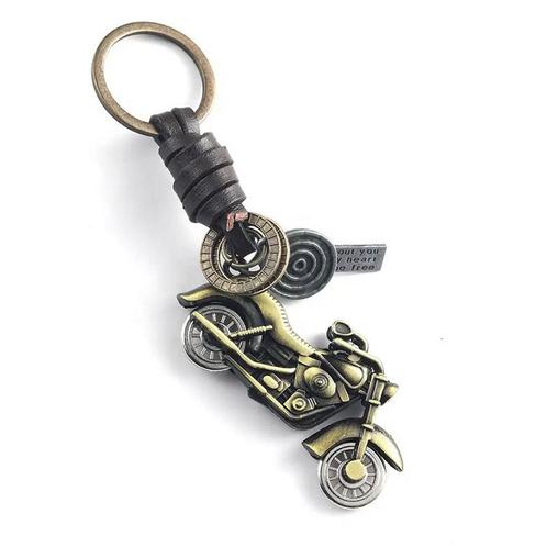 Sleutelhanger Gouden Biker, Motoren, Kleding | Motorkleding, Nieuw met kaartje, Verzenden