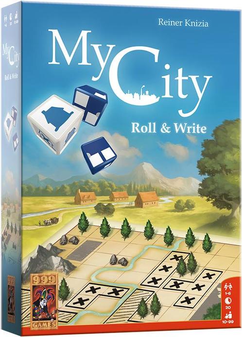 My City Roll & Write | 999 Games - Dobbelspellen, Hobby en Vrije tijd, Gezelschapsspellen | Bordspellen, Nieuw, Verzenden