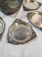Djokja - Karaf - + 6 onderzetters - .800 zilver, Antiek en Kunst, Antiek | Goud en Zilver