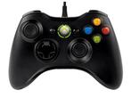 Xbox 360 Controller - Wired - Zwart - Microsoft (origineel), Ophalen of Verzenden, Zo goed als nieuw