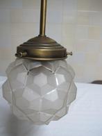 Plafondlamp - Antieke hanglamp gematteerd en helder glas met