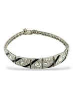 Armband - 18 karaat 18K witgouden Art Deco 6.0ct diamanten, Nieuw