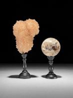 Geen minimumprijs - Prachtig paar kubuscalciet en, Antiek en Kunst