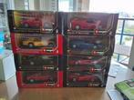 Burago 1:24 - Modelauto (8) - Ferrari collectie (diverse, Hobby en Vrije tijd, Nieuw