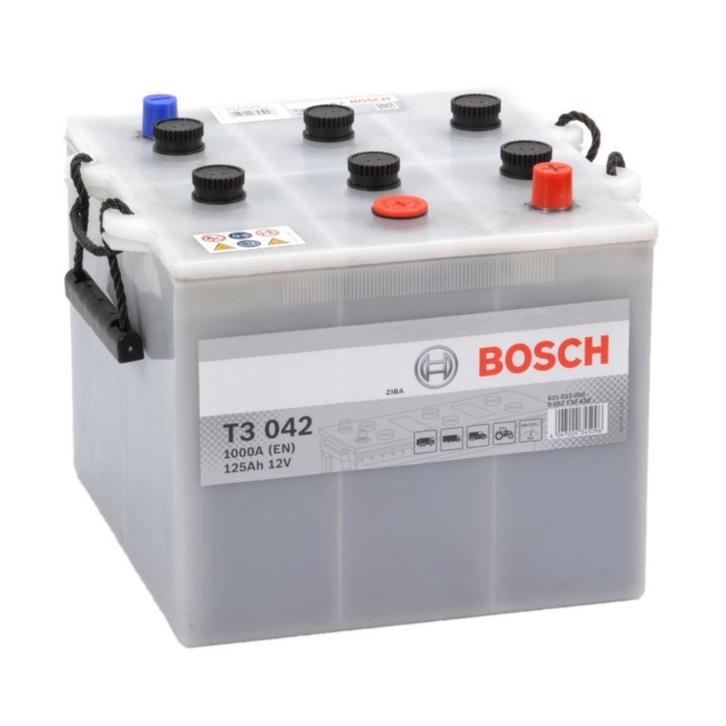 Bosch Startaccu 12 volt 125 ah T3 042 Black truckline, Watersport en Boten, Accessoires en Onderhoud, Nieuw, Ophalen of Verzenden