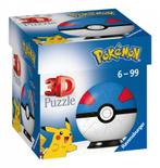 3D Puzzel - Pokemon Greatball (54 stukjes) | Ravensburger -, Hobby en Vrije tijd, Denksport en Puzzels, Verzenden, Nieuw
