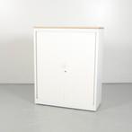 Roldeurkast TDS Office - Wit - 123 x 100 cm -  Topbladkleur, Ophalen of Verzenden, Nieuw