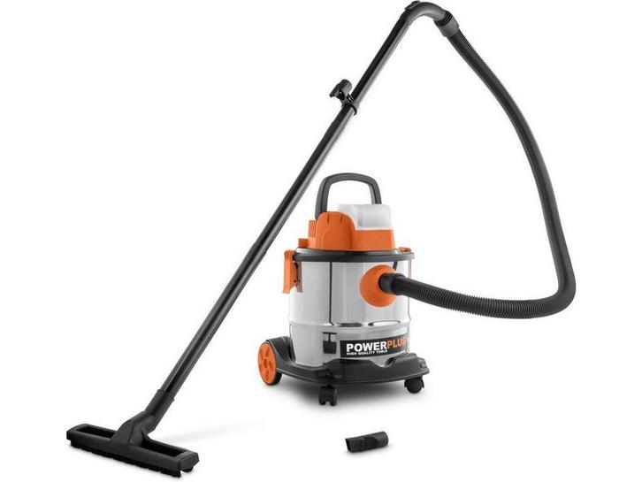 Dual Power POWDP6040 - Accu nat-droogstofzuiger 20V - 20l, Huis en Inrichting, Woonaccessoires | Overige, Zo goed als nieuw, Verzenden