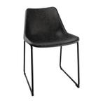 Stoelen | RODEO | Kunstleer/Staal | Black | Indoor | 2 Stuks, Verzenden, Nieuw in verpakking