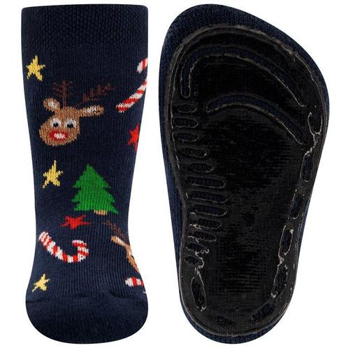 Antislipsok Donkerblauw Kerst - Rendier/Kerstboom/Zuurstok -, Kinderen en Baby's, Kinderkleding | Schoenen en Sokken, Nieuw, Ophalen of Verzenden