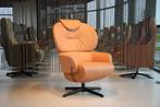 Riva RV-1023 De Toekomst relaxfauteuil leer zonder voetklep., Huis en Inrichting, Fauteuils, Ophalen of Verzenden, Nieuw, Leer