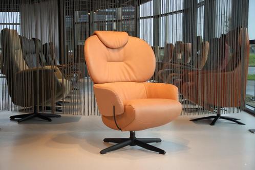 Riva RV-1023 De Toekomst relaxfauteuil leer zonder voetklep., Huis en Inrichting, Fauteuils, Nieuw, Leer, Stof, Ophalen of Verzenden