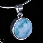Zeer zeldzaam natuurlijk blauw oceaan larimar Hanger - 925