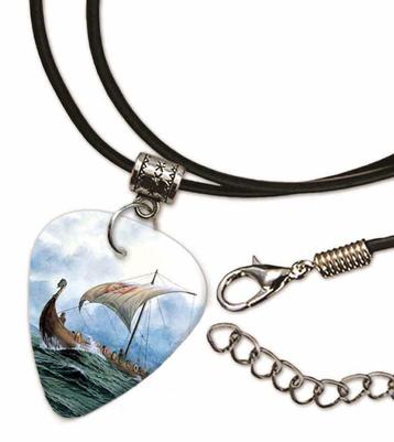 Viking boot plectrum ketting, sleutelhanger of oorbellen