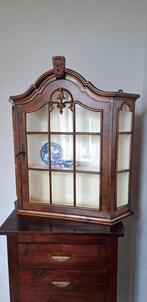 Kast - Hout mahonie koper/messing, Antiek en Kunst, Curiosa en Brocante