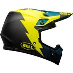 Crosshelm Bell MX-9  - Strike / Fluo Geel / Donker Blauw, Nieuw met kaartje, Overige merken, Offroadhelm