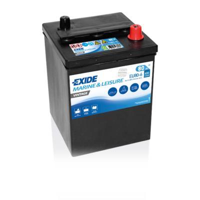 Exide Vintage accu | EU80-6 | 6V 80Ah, Auto-onderdelen, Accu's en Toebehoren, Ophalen of Verzenden