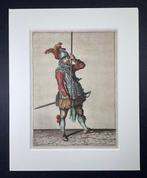 Jacques De Gheyn II (1565-1629) - Soldato con lancia, Antiek en Kunst