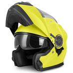 VINZ Santos - Fluor Geel, Motoren, Verzenden, Nieuw met kaartje, XS, Systeemhelm