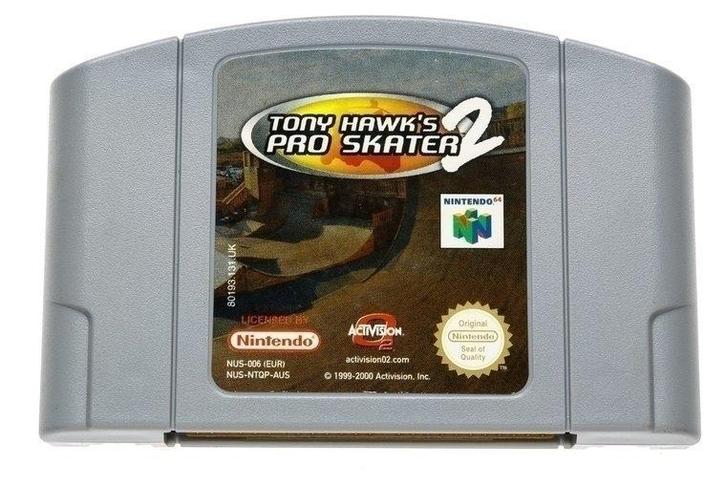 Tony Hawks Pro Skater 2 [Nintendo 64], Spelcomputers en Games, Games | Nintendo 64, Zo goed als nieuw, Ophalen of Verzenden