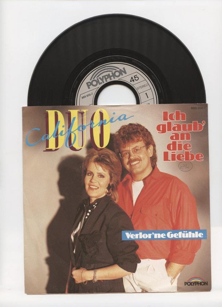 Duo California – Ich Glaub An Die Liebe / Verlorne Gefühle, Cd's en Dvd's, Vinyl Singles, Ophalen of Verzenden