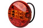 LED achterlicht rond plat 140x35 mm - losse draad, Ophalen of Verzenden, Nieuw
