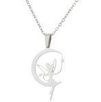 Fako Bijoux® - Ketting Met Hanger - Stainless Steel - RVS -, Sieraden, Tassen en Uiterlijk, Kettingen, Verzenden, Nieuw