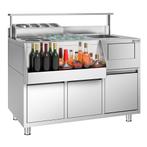 GGM Gastro | Cocktail voorbereidingstafel - RVS | CSSUSI1200, Zakelijke goederen, Horeca | Meubilair en Inrichting, Verzenden