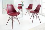 Retro stoel SCANDINAVIA MEESTERSTUK rood - 42039, Huis en Inrichting, Stoelen, Ophalen of Verzenden, Nieuw
