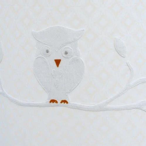 Taftan - Sierkussen - Uiltje - Wit - 55 x 30 cm, Huis en Inrichting, Woonaccessoires | Kussens, Verzenden