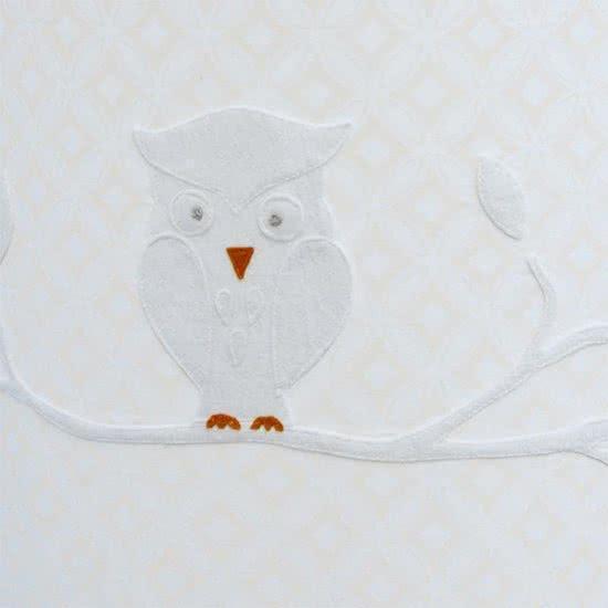 Taftan - Sierkussen - Uiltje - Wit - 55 x 30 cm, Huis en Inrichting, Woonaccessoires | Kussens, Verzenden