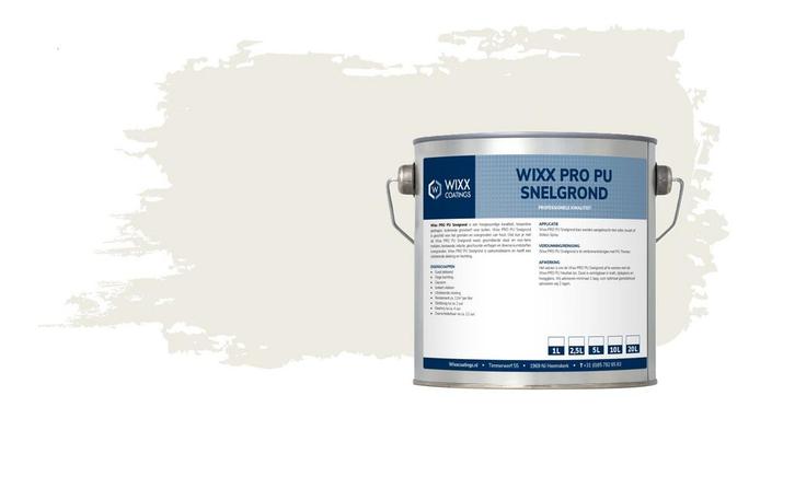 Wixx PRO PU Snelgrond RAL 9010 | Zuiver Wit 1L, Doe-het-zelf en Verbouw, Verf, Beits en Lak, Verf, Wit, Nieuw, Minder dan 5 liter