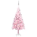 vidaXL Kunstkerstboom met verlichting en kerstballen 150 cm, Nieuw, Verzenden