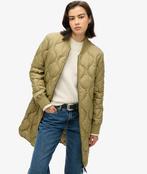 Superdry Lange Studios Jas met Voering Herb Green Maat S, Ophalen of Verzenden, Nieuw, Maat 36 (S), Groen