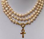 Perlas Rosa Suave Natural. Hoge Kwaliteit AAA met Cruz de la