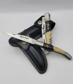Laguiole Bougna - Tafelmessenset (2) - Leder, Staal -