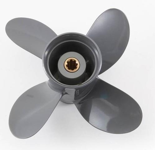 -15% |4-blads Aluminium Propeller Pitch 10 (9.25 X 10) Honda, Watersport en Boten, Buiten- en Binnenboordmotoren, Verzenden