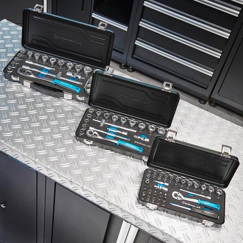 Datona Drie opbergboxen dopsleutelset - Datona, Doe-het-zelf en Verbouw, Gereedschap | Handgereedschap, Nieuw, Ophalen of Verzenden