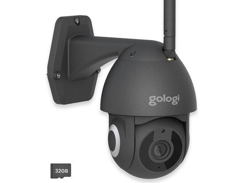 Gologi Beveiligingscamera – 3MP - Nachtzicht,, Huis en Inrichting, Woonaccessoires | Overige, Nieuw, Verzenden