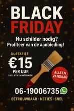 Black Friday, Diensten en Vakmensen, Garantie, Binnenschilderwerk