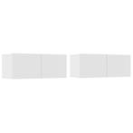 Tv-meubel Wit 80cm - Retourdeal - Ruimtebesparend!, Trendy and Practical, Nieuw, Minder dan 100 cm, 25 tot 50 cm